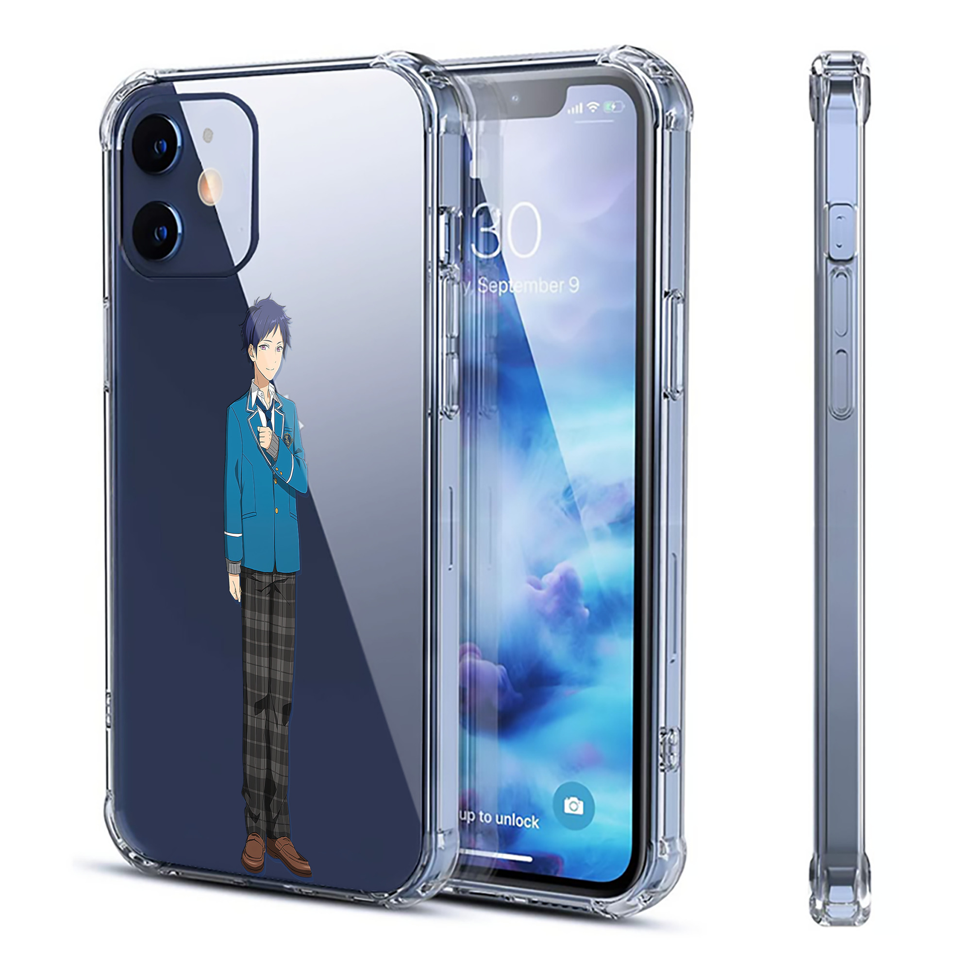（画像用） あんさんぶるスターズ! Ensemble Stars 【iPhone 12シリーズ対応】透明スマホケース（クリアソフトケース）